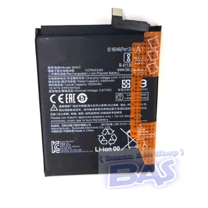 Baterai Batre Mi 10T / Mi 10T Pro ( BM53 )