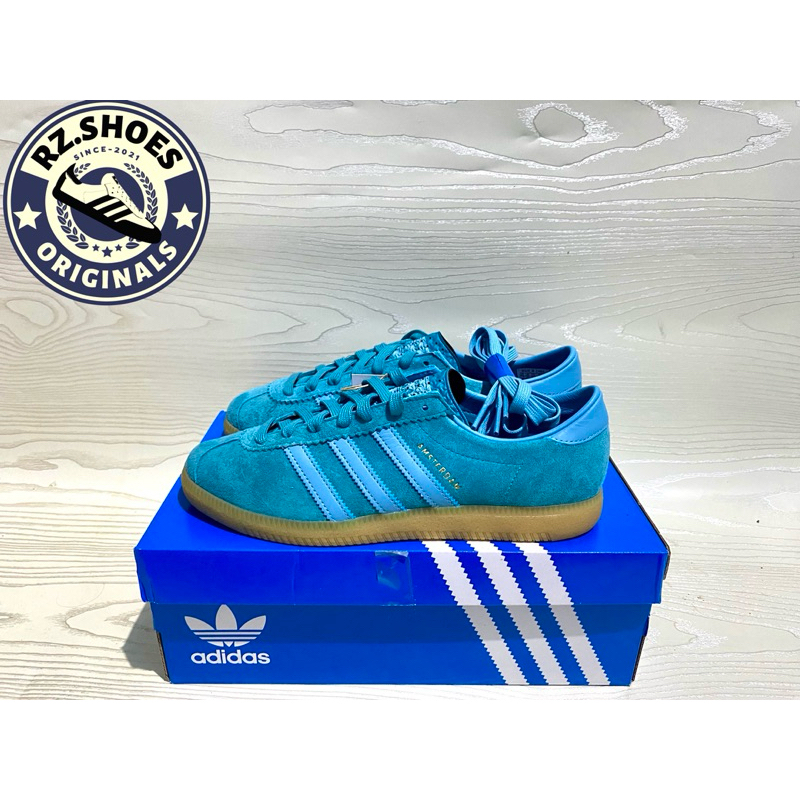 Adidas Amsterdam Exclusive Tosca Blue Original New
