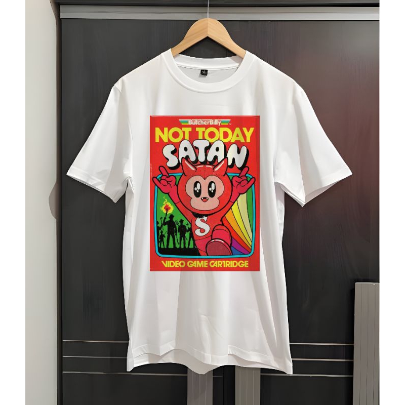 KAOS VINTAGE GAME NOT TODAY SATAN KAOS JADUL KAOS VINTAGE KAOS ART