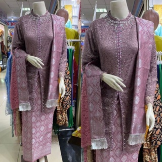set kebaya brukat payet /kebaya modern/kebaya ibu besan/kebaya kondangan//kebaya ibu hajat
