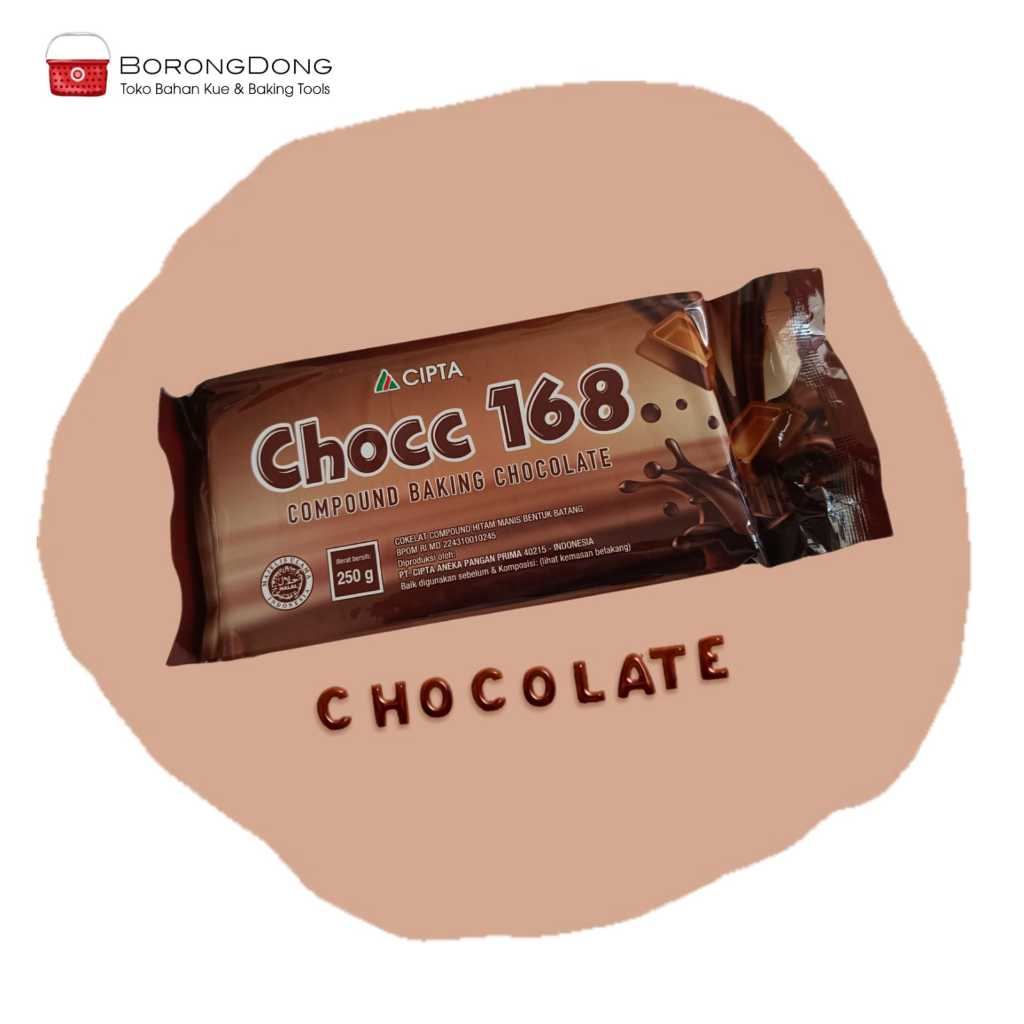 

Chocc 168 / Coklat Compound 250gr