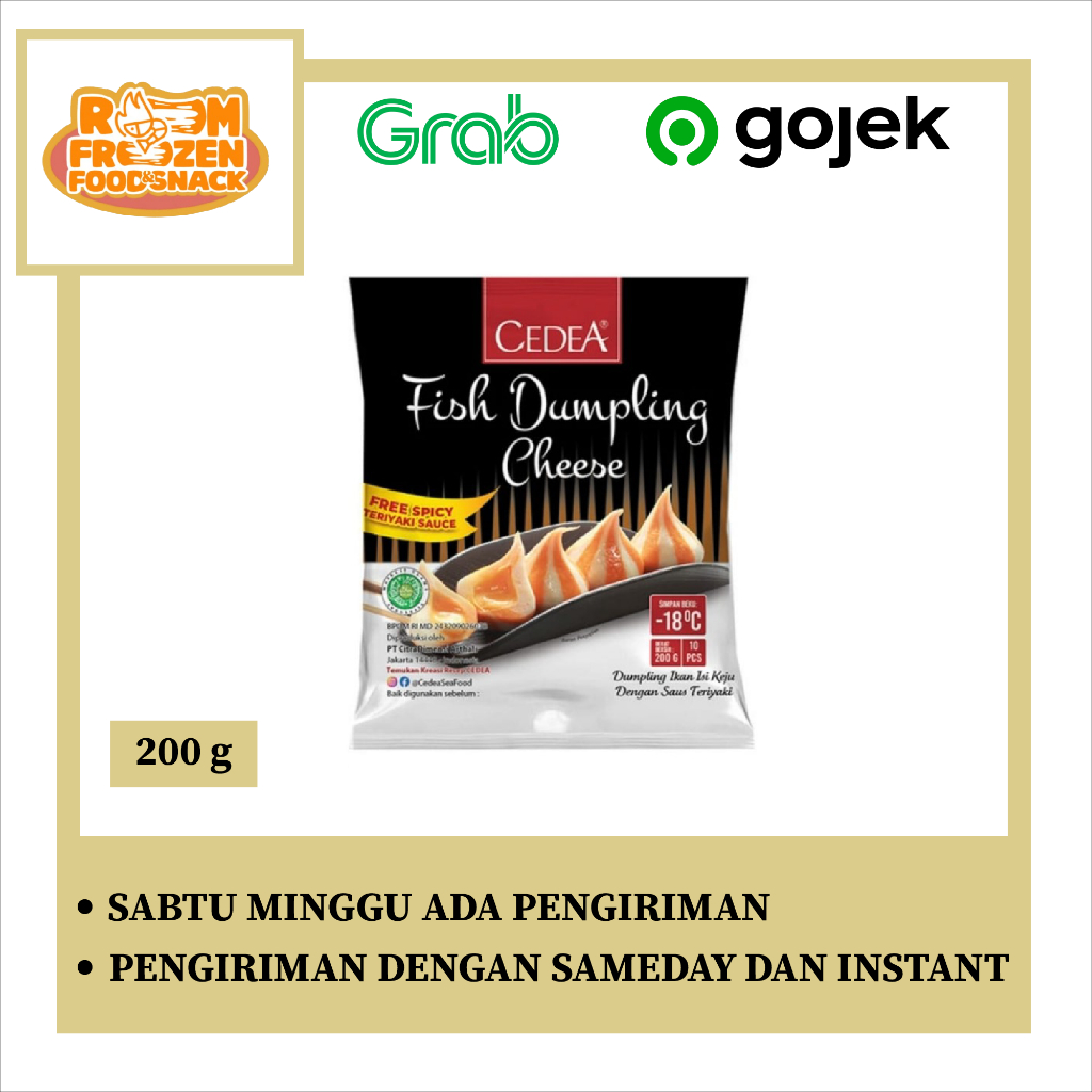 

Cedea Fish Dumpling Chesse Ukuran 200 Gram