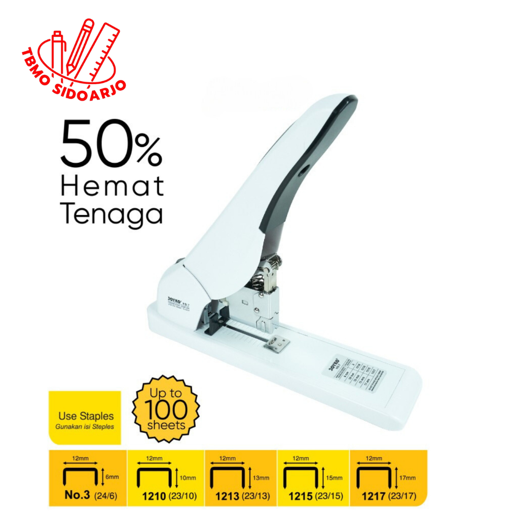 

TBMO Heavy Duty Stapler Stepler Heavy Duty Joyko HS-7 Power Save