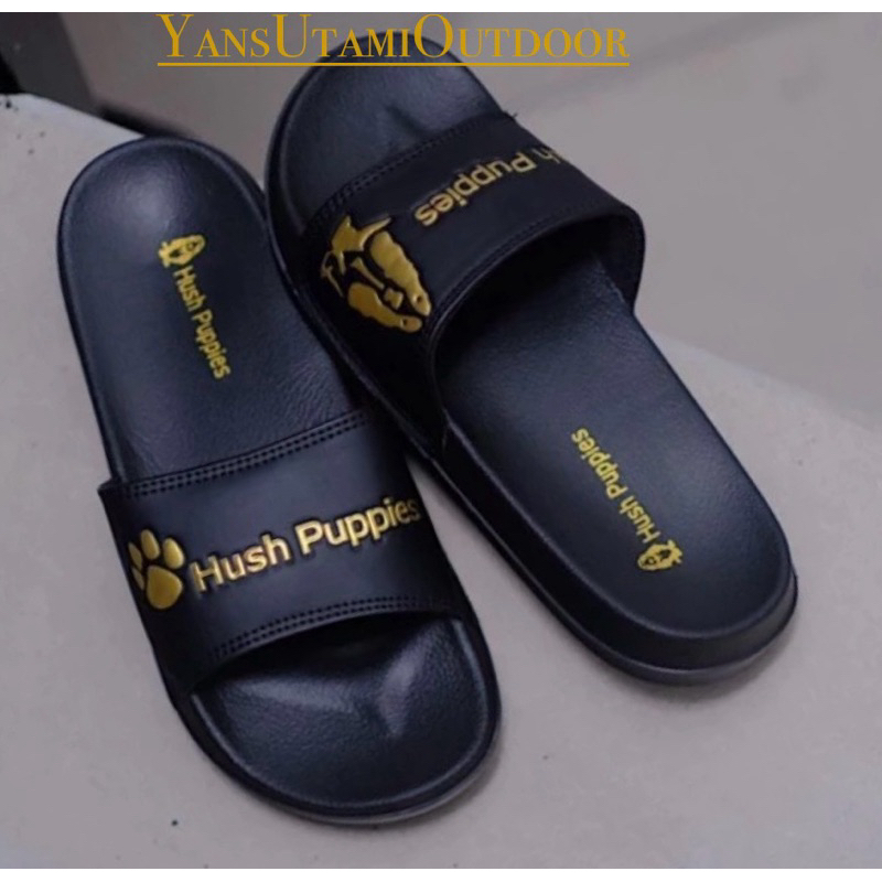 Sandal Hush Puppies Premium Sandal Selop Pria Wanita Sandal Slide Hush Puppies