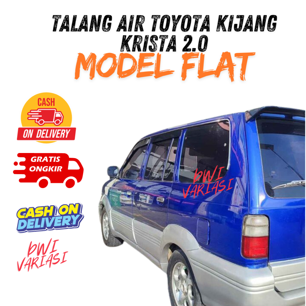 Talang Air Mobil toyota kijang krista 2.0 model flat