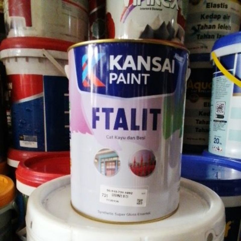 Kansai Ftalit 5Kg - Cat Kayu Besi - Cat Ftalit