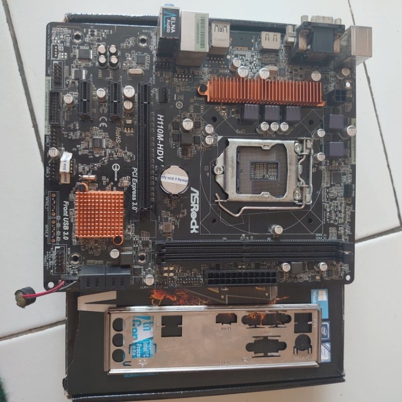 Motherboard Asrock H110m HDV