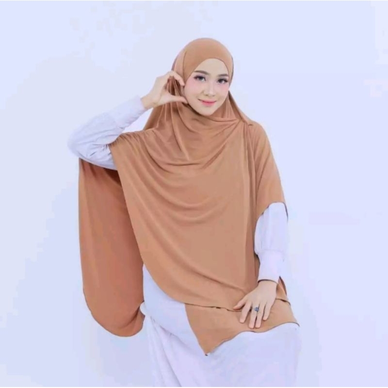 hijab pashmina ouval L & XL crinckle airflow/pashmina curve ouval crinckle airflow