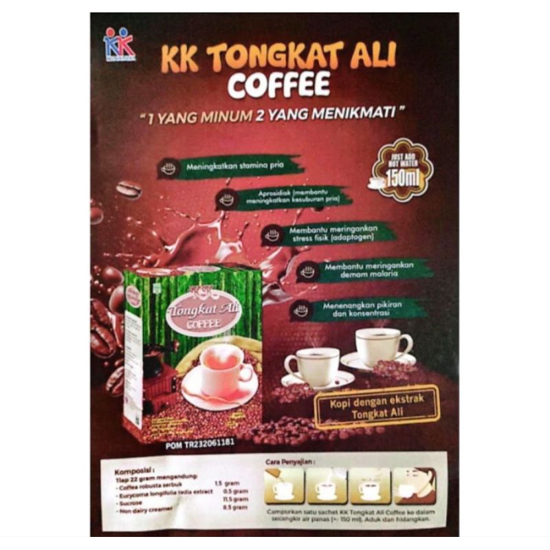 

TAREXAXA - 3 dos @ 10pcs KK KOPI TONGKAT ALI VITALITAS PRIA