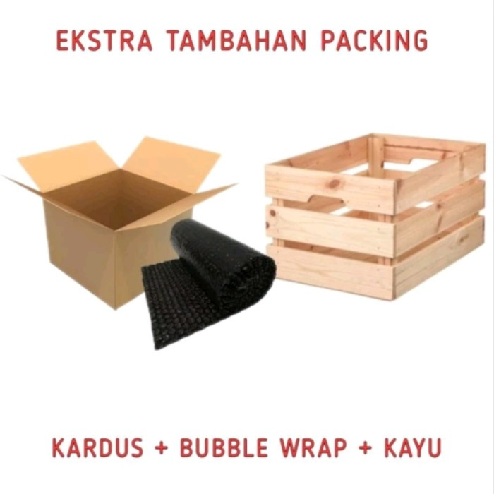 

PACKING TAMBAHAN KARDUS BUBBLE WRAP PETI KAYU