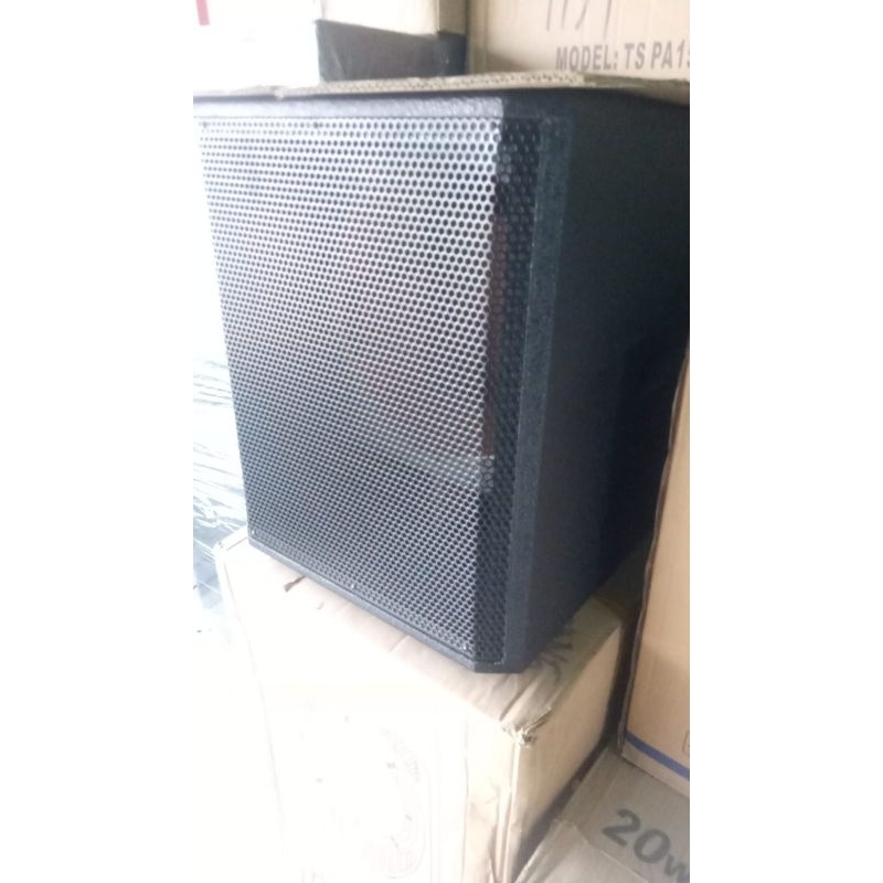 BOX SPEAKER 15 INCH MODEL MINISCOOP BOX SUBWOOFER TRIPLEK SEMI MERANTI 18 MM