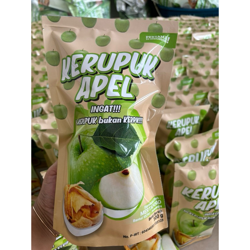 

kerupuk apel kerupuk buah apel