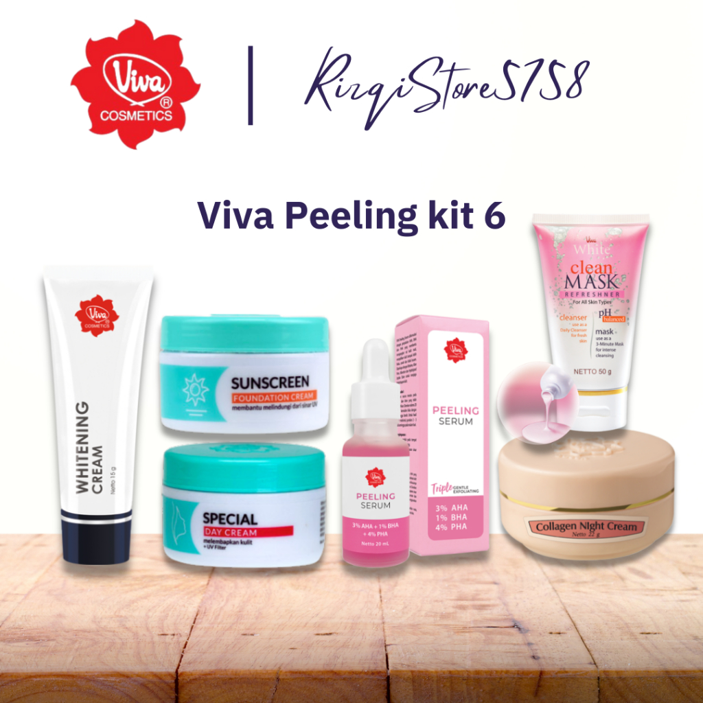 VIVA Paket Skincare / Viva Paket Hemat Perawatan Wajah Glowing Pencerah