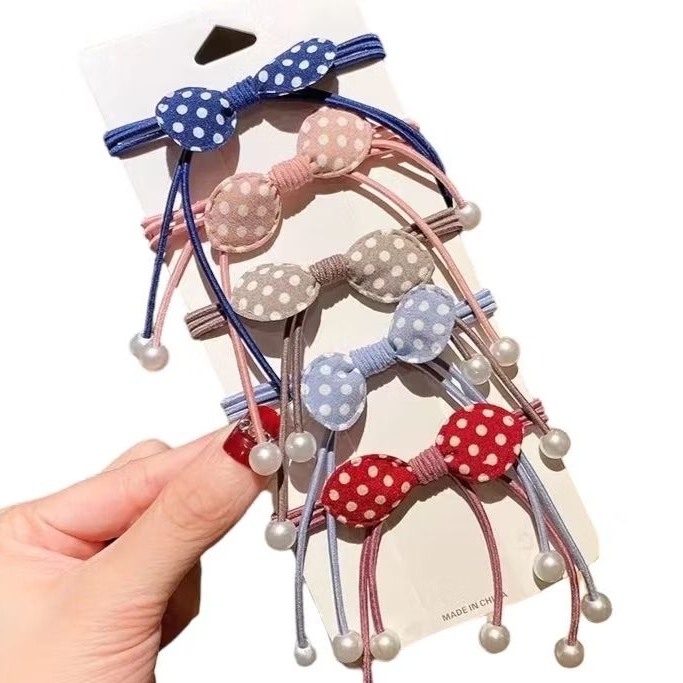 IKAT RAMBUT KOREA MOTIF PITA PANJANG