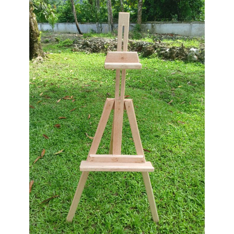 

Standing Tripod Kayu Berkualitas(150CM-50CM) Stand Kayu Akrilik/Stand Lukisan Dll