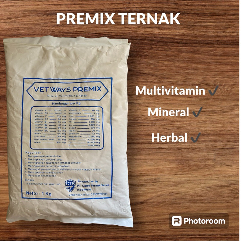 VETWAYS PREMIX TERNAK 1 KG
