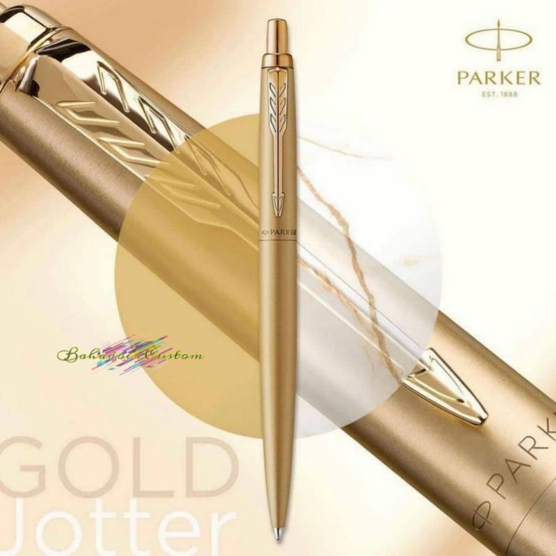 

PULPEN PARKER ORIGINAL JOTTER XL MONOCHROME GOLD GT LIMITED EDITION BALLPOINT GRATIS REQUEST CUSTOM GRAFIR NAMA ANDA ATAU LOGO ANDA COCOK UNTUK PEMAKAIAN PRIBADI ATAU HADIAH SPESIAL MERCHANDISE PROMOSI ANDA