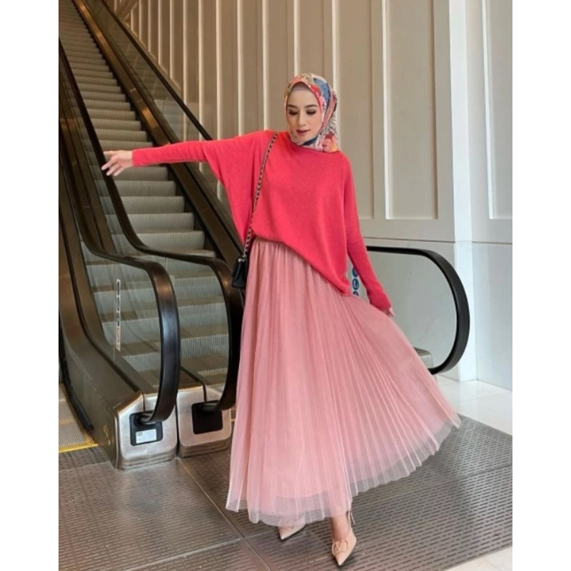 READY disney skirt aurora  | ATALA SKIRT natural | batwing sweater chery | by Gonegani | bisa req sh