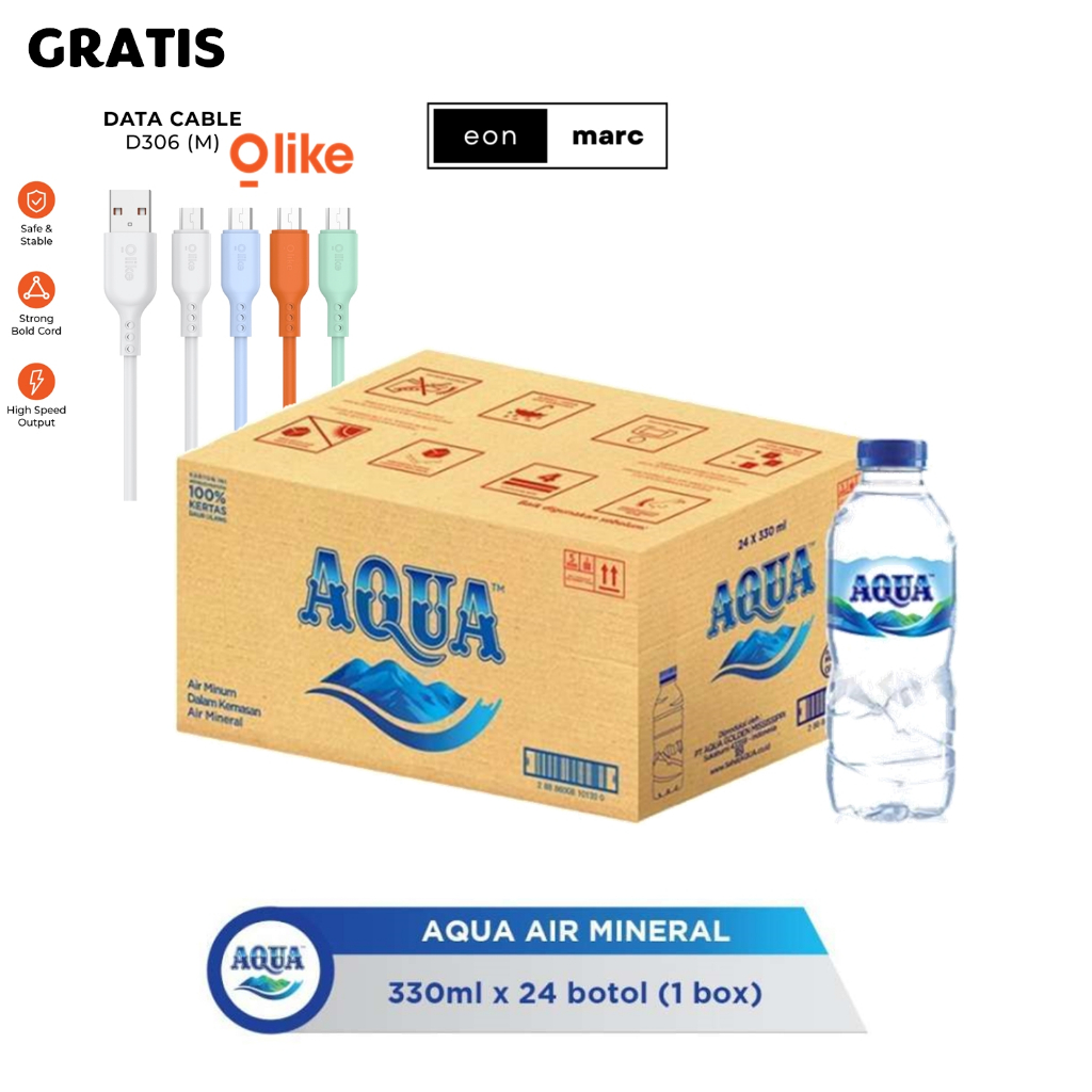 

Aqua 330 ML 1 botol