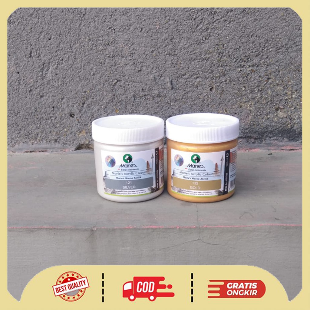 

Cat Acrylic Maries Gold and Silver Colour 100ML