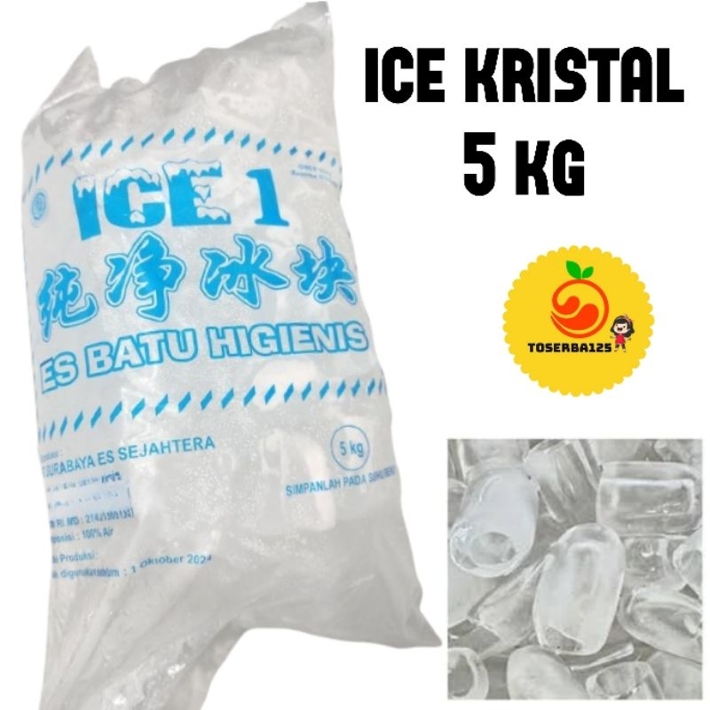 

es batu ice batu kristal 5kg harga grosir - TOSERBA125