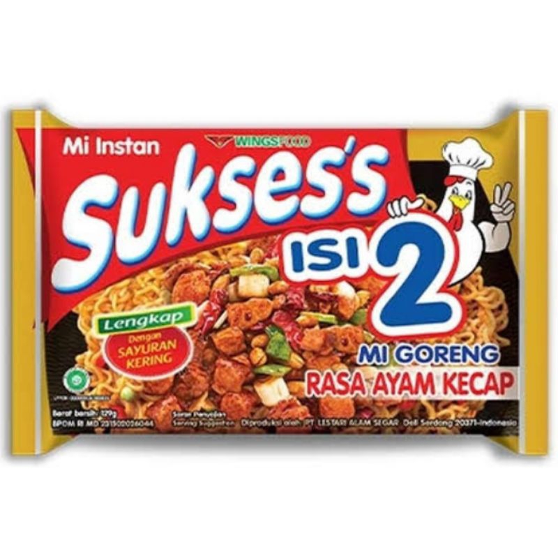

Mi sukses isi 2 Mi goreng ayam kecap Mie instan