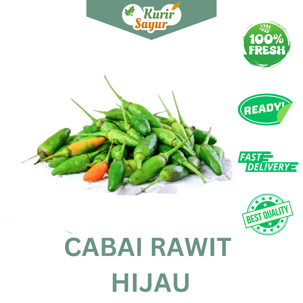 

KURIR SAYUR - CABAI RAWIT HIJAU 250GR CABE RAWIT HIJAU 250GR