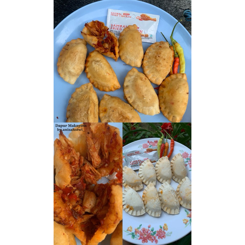 

Cireng isi ayam suwir mercon