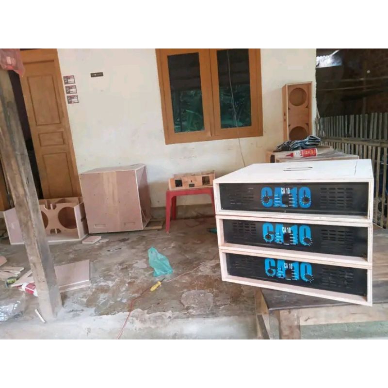 Box Power Ca10 plus panel bahan triplek tebal