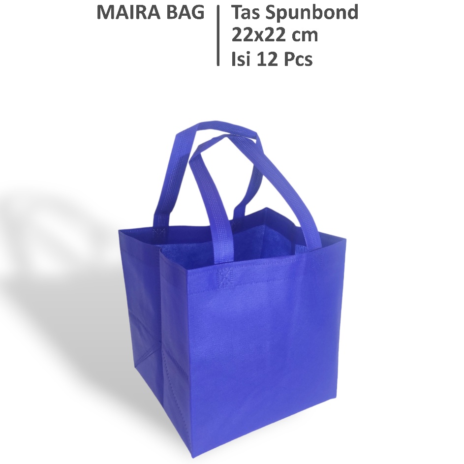 

Harga Hemat 12 Pcs Tas Hajatan 22x22 cm Tas Box Nasi Tas Spunbond