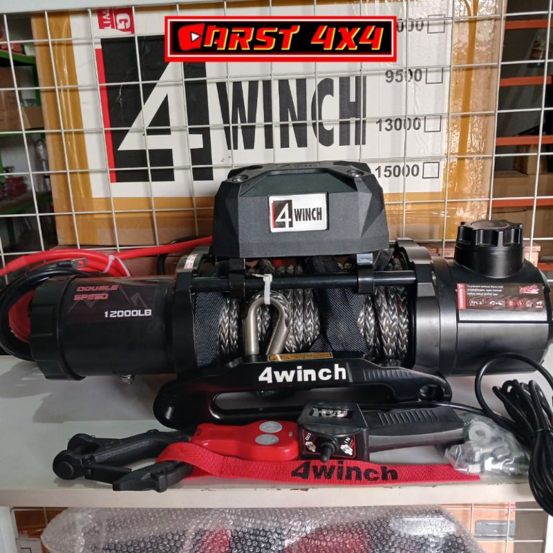 NEW 4WINCH DOUBLE SPEED 12000LBS