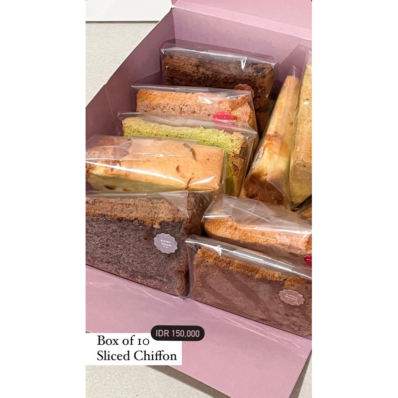 

Sliced Chiffon - Box of 10 Slices