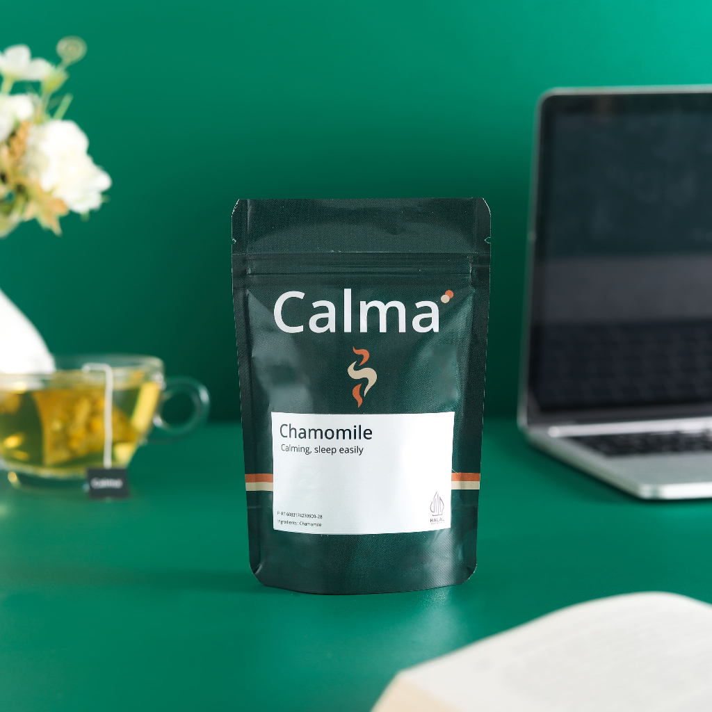 

Calma Chamomile Artisan Tea Package