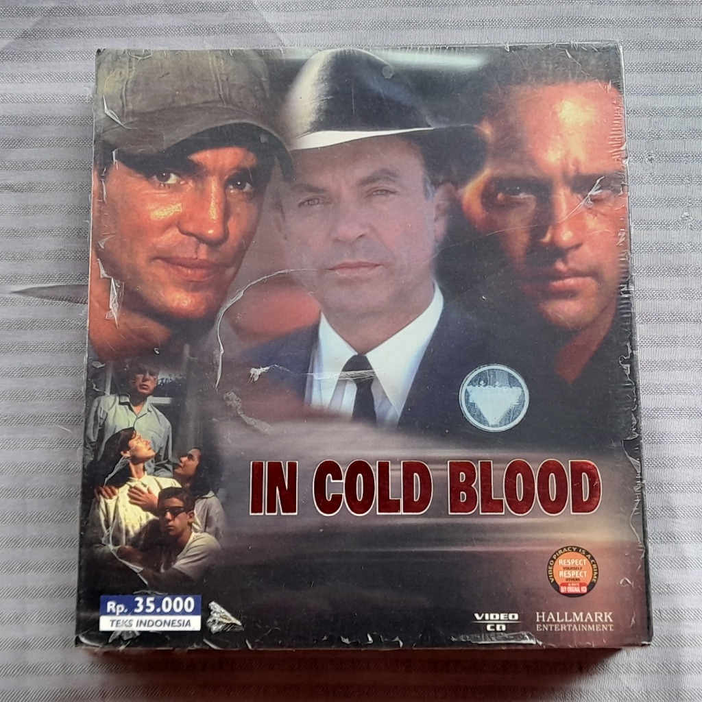 VCD In Cold Blood (1999, Hallmark Entertainment) 3 Disc ORIGINAL Vision VideoCD SEALED