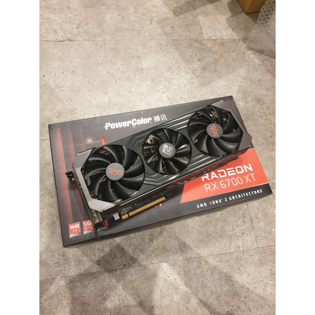 POWERCOLOR RX 6700 XT RED DEVIL 12GB DDR6 192BIT RADEON VGA / RX 6700XT