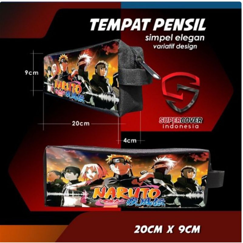 

Tempat pensil kotak panjang/ Dompet alat tulis kotak panjang/ Pencil case Pouch kotak panjang karakter Marvel/Avengers/Batman/Naruto