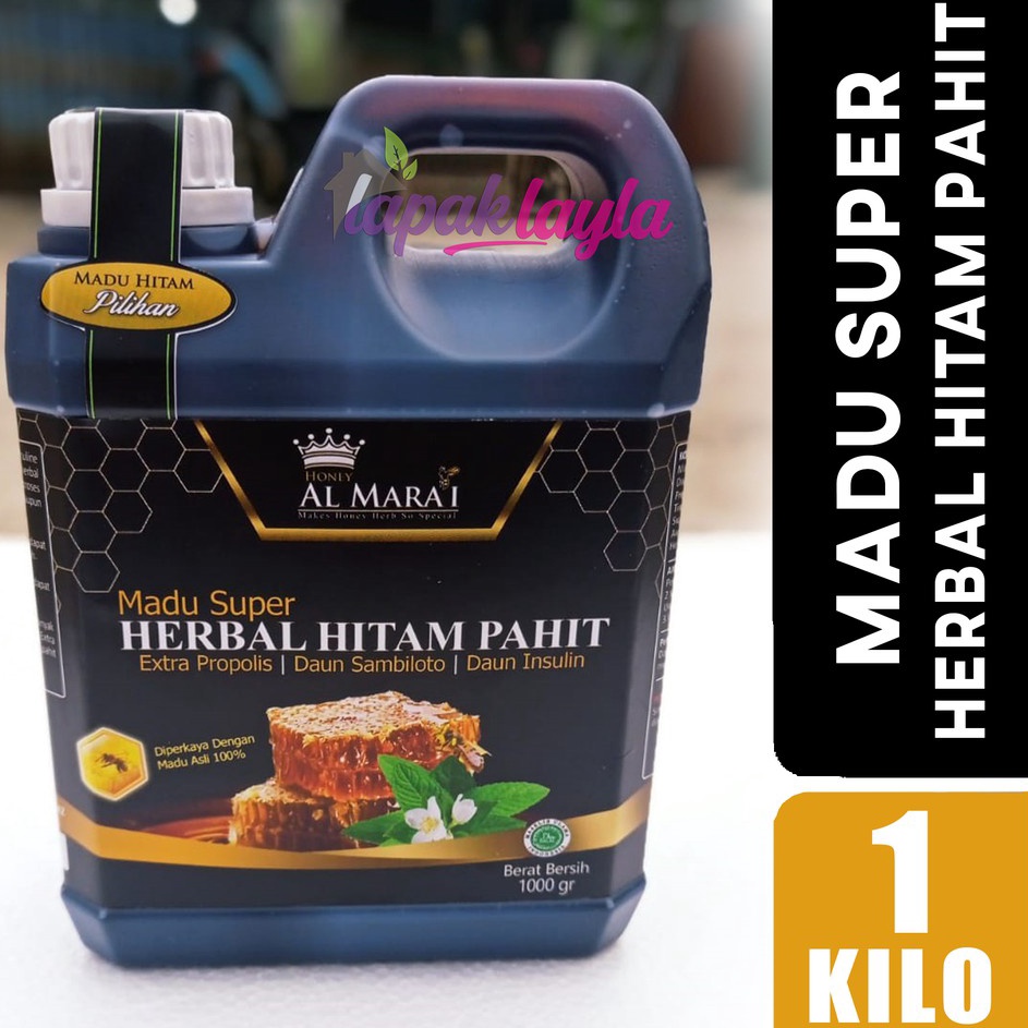 

ar Bestseller Madu Super Herbal Hitam Pahit Plus 1 kg A4