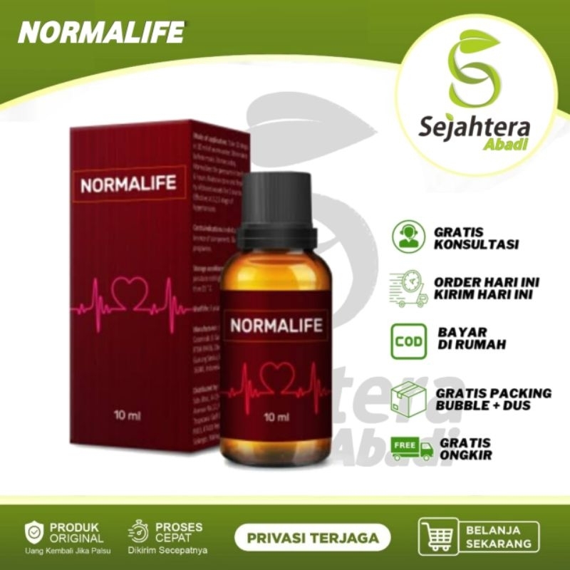 NORMALIFE CAIR ASLI ORIGINAL OBAT HERBAL HIPERTENSI DAN DARAH TINGGI