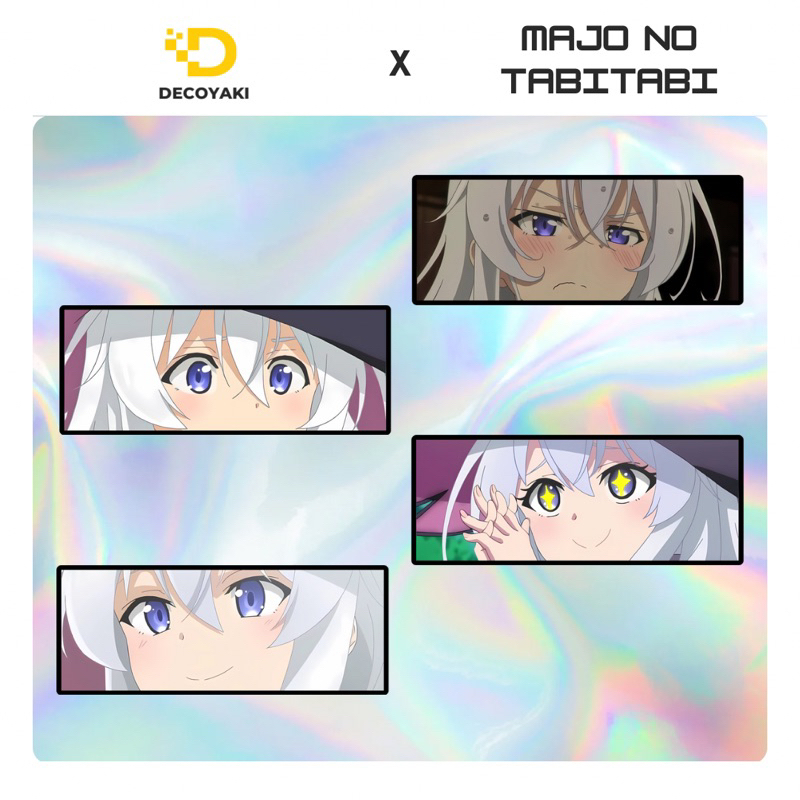 

Sticker Slap Hologram Elaina, Stiker Hologram Elaina Majo No Tabitabi