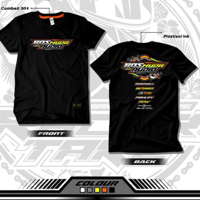 KAOS SOUND BOS MUDA AUDIO BY RACERTAKE WARNA HITAM