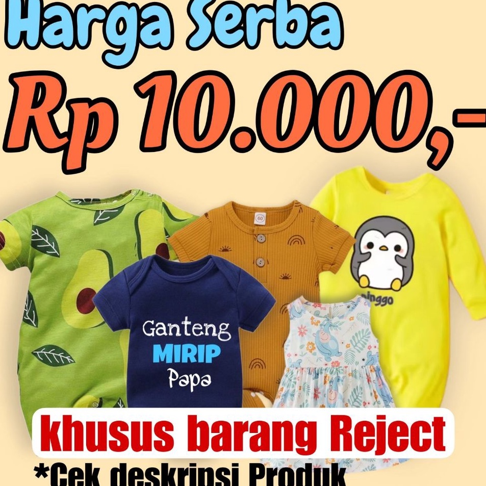 Update Termurah  DEFECT SALE Baju bayi Reject RANDOM SALE GRADE B Termurah
