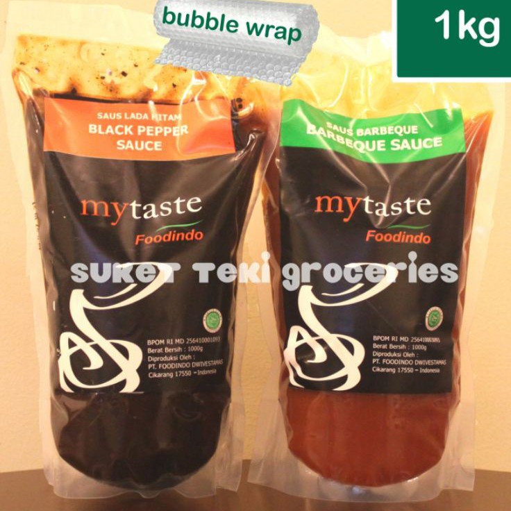 

am Ready Stok My Taste Blackpepper Barbeque Sauce 1kg Horeka Pack GROSIR G8