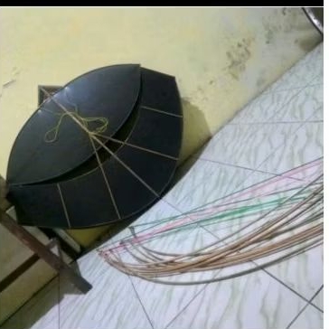 layangan pegon ceper 1meter fulset