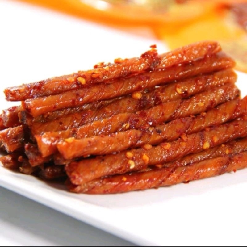 

Latiou Snack Cina Halal Wulama Gluten Spicy Tofu Latiao