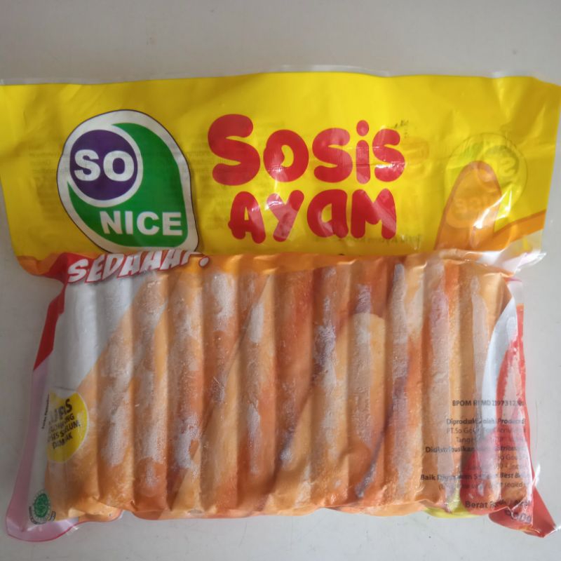 

So nice sosis ayam kombinasi 1KG