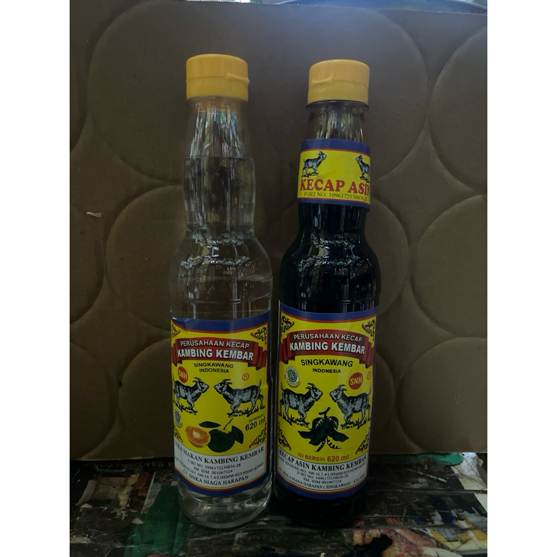 

(5dus) Kecap & Cuka Kambing Kembar 620ml