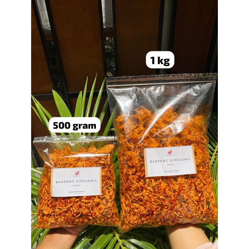 

Basreng 1kg Extra Pedas, Pedas Sipngemil