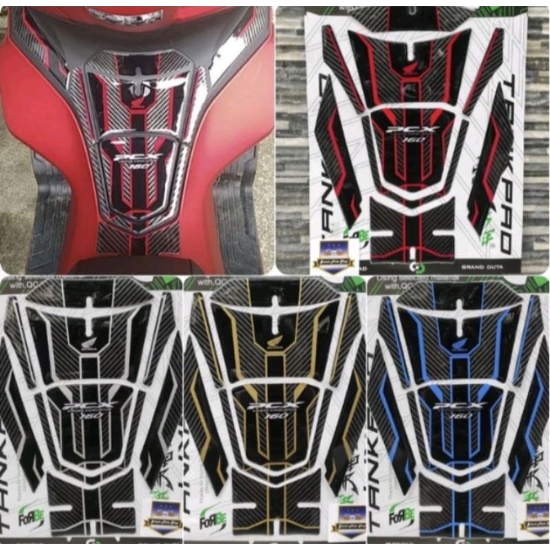 STIKER TANKPAD CARBON RESIN PCX 160