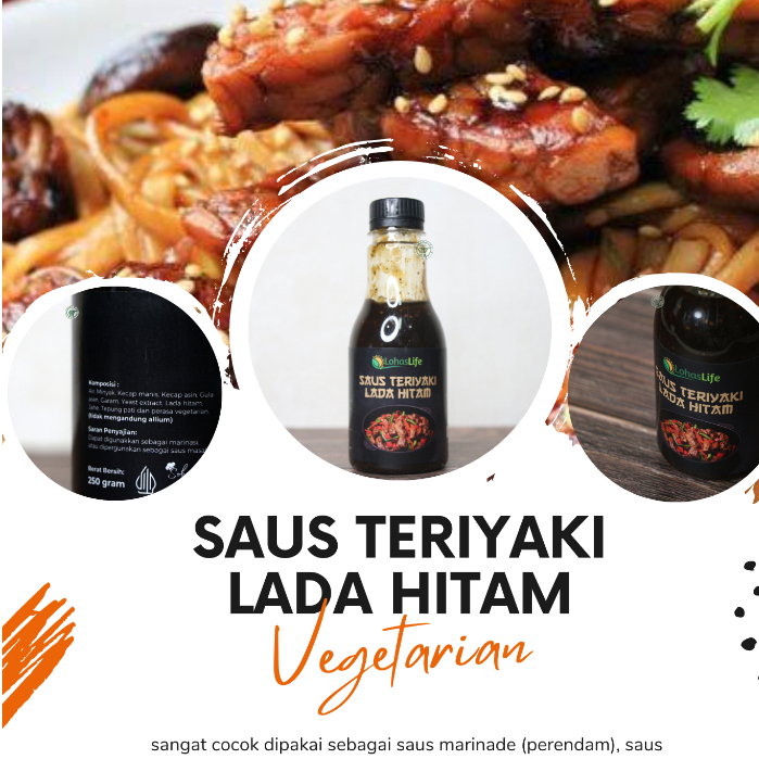 

Saus Teriyaki Lada Hitam Lohaslife / Saus Lada Hitam