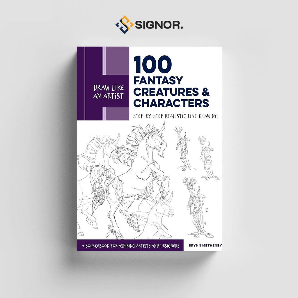 

[ENG1651] Draw Like an Artist: 100 Fantasy Creatures and Characters - Brynn Metheney